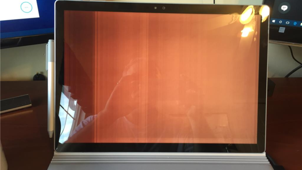 Surface Screen Vertical Line Issues