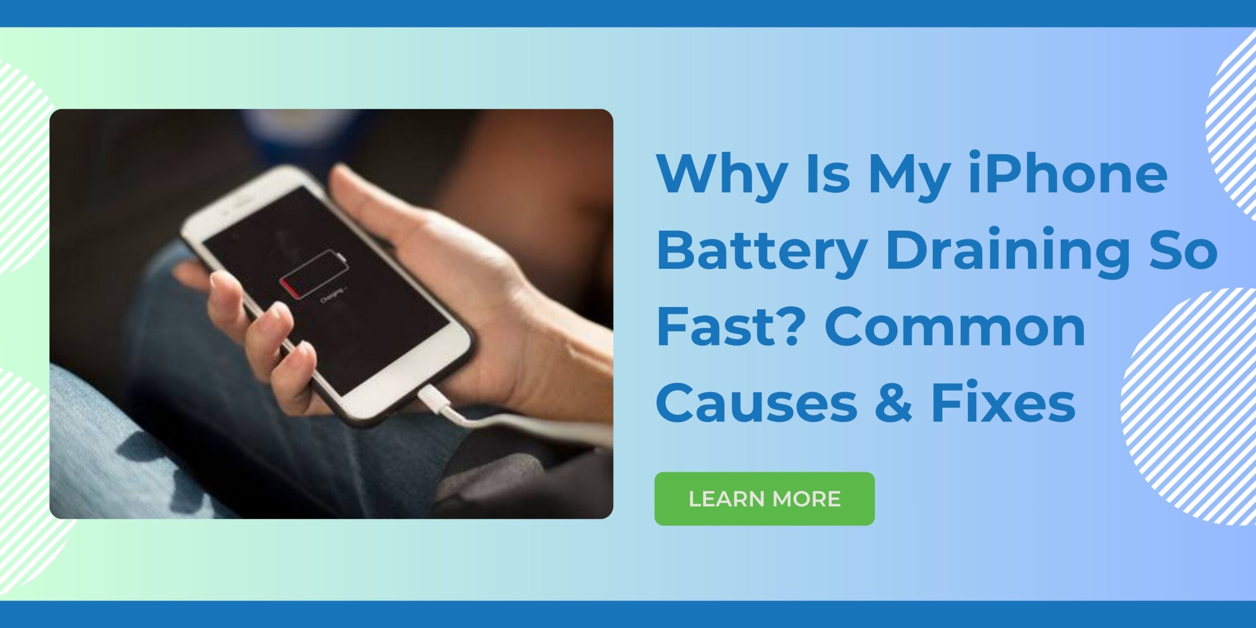Why Is My iPhone Battery Draining So Fast Common Causes & Fixes